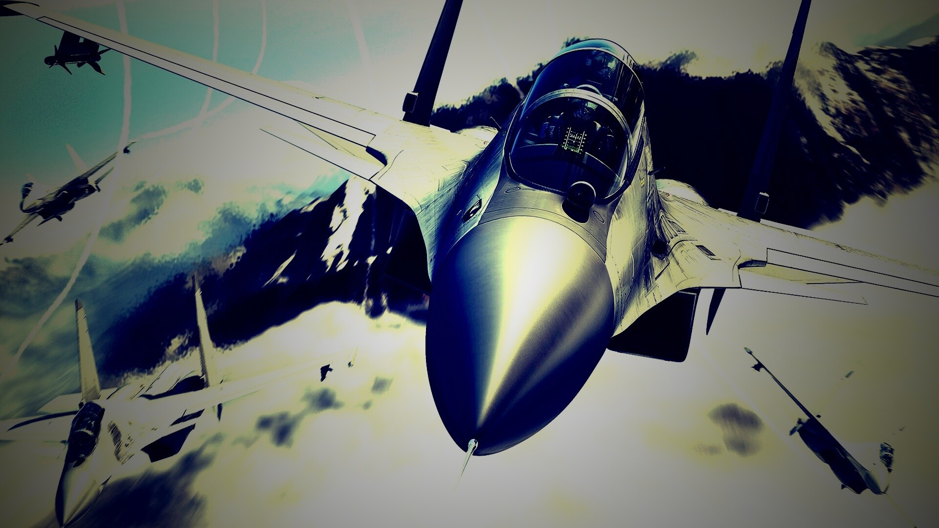Истребители из игры Tom Clancy Haws 2 обои