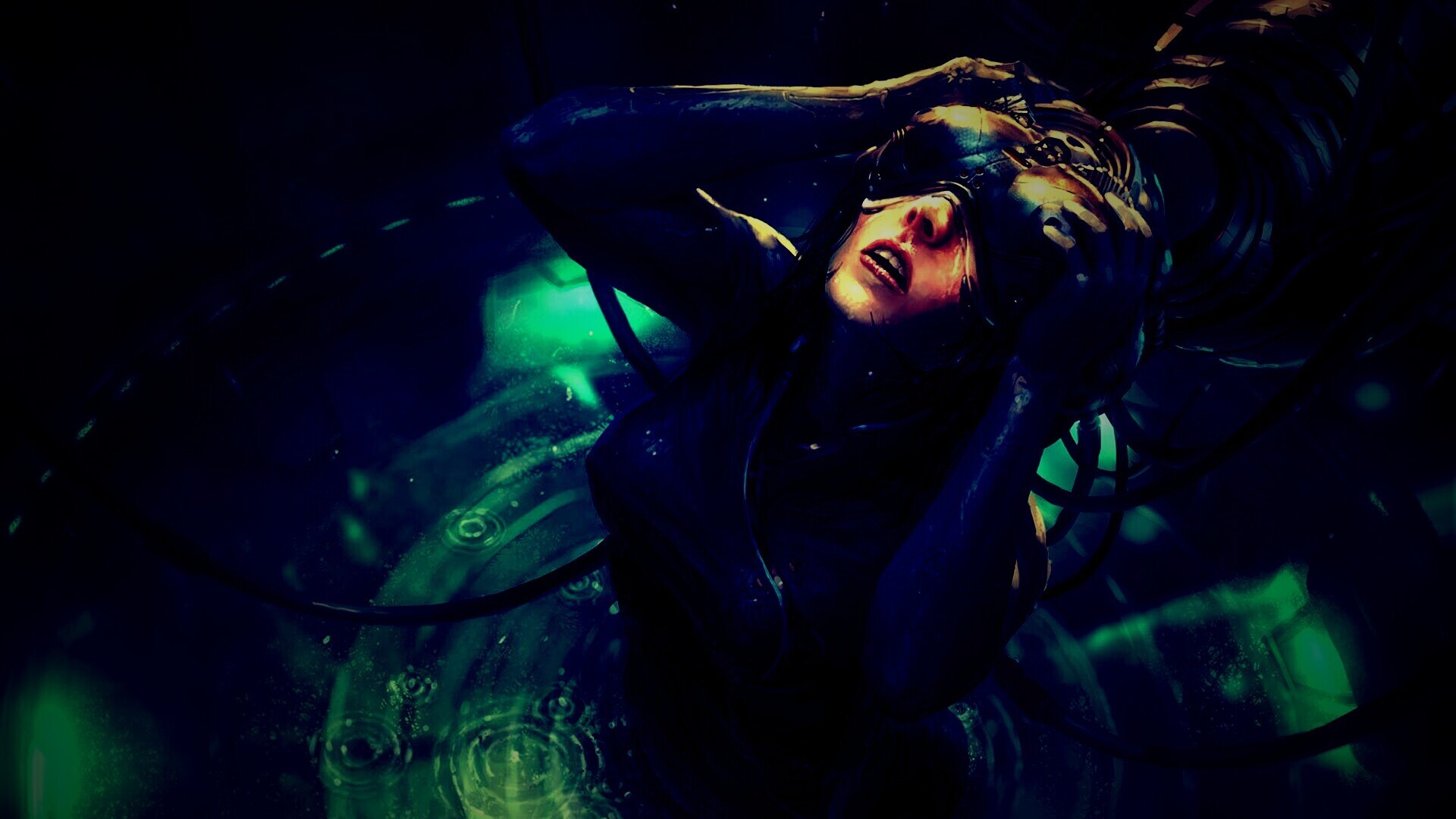 Подключенная к матрице обои