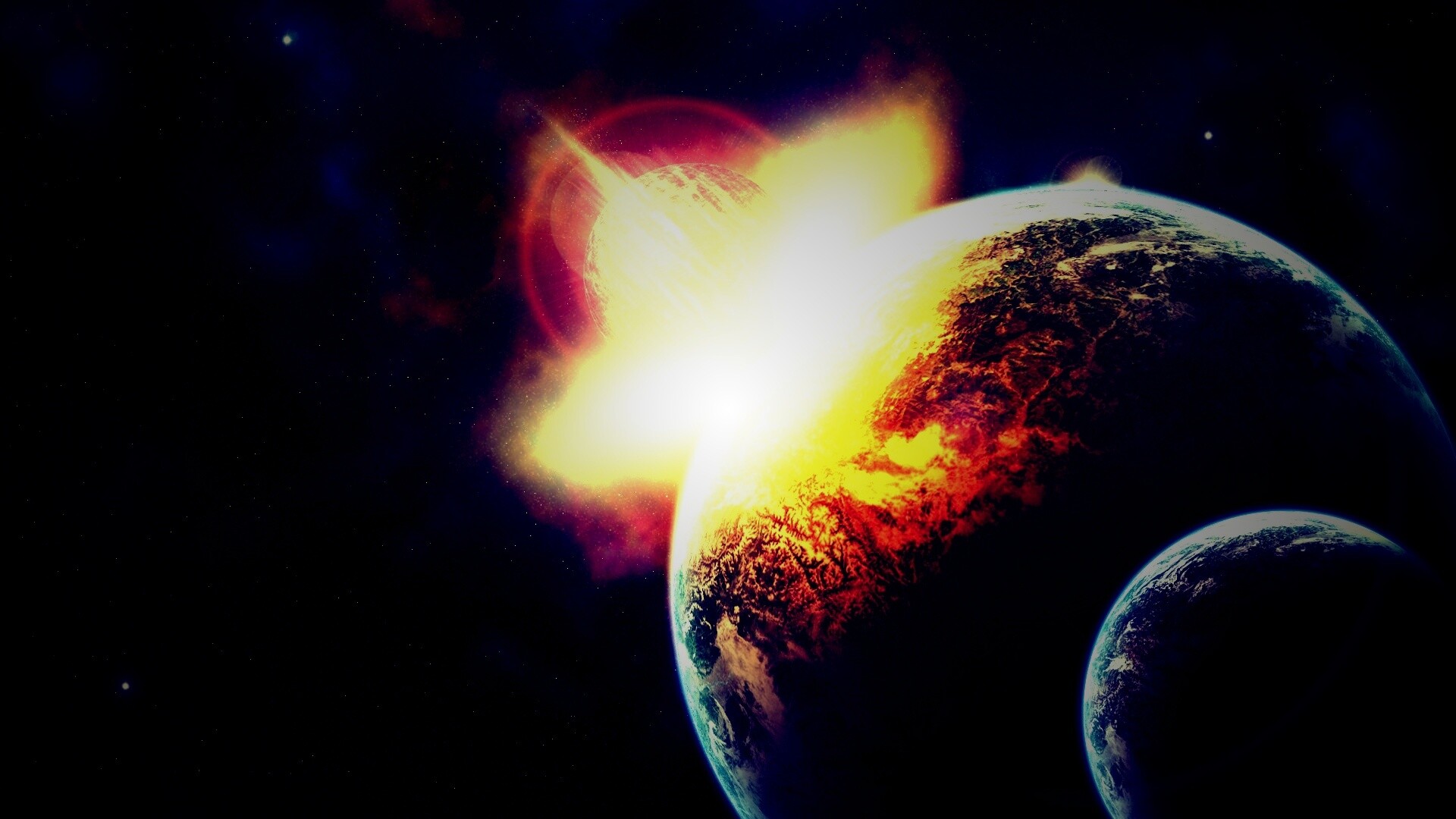 Восход за горизонтом обои