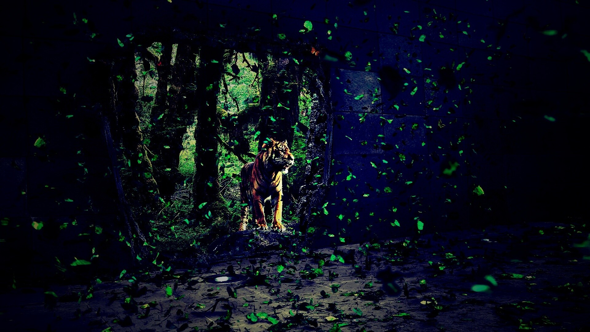 Портал в джунги обои