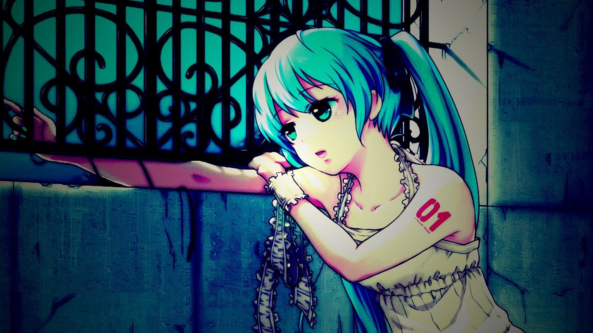 Девушка грустит обои