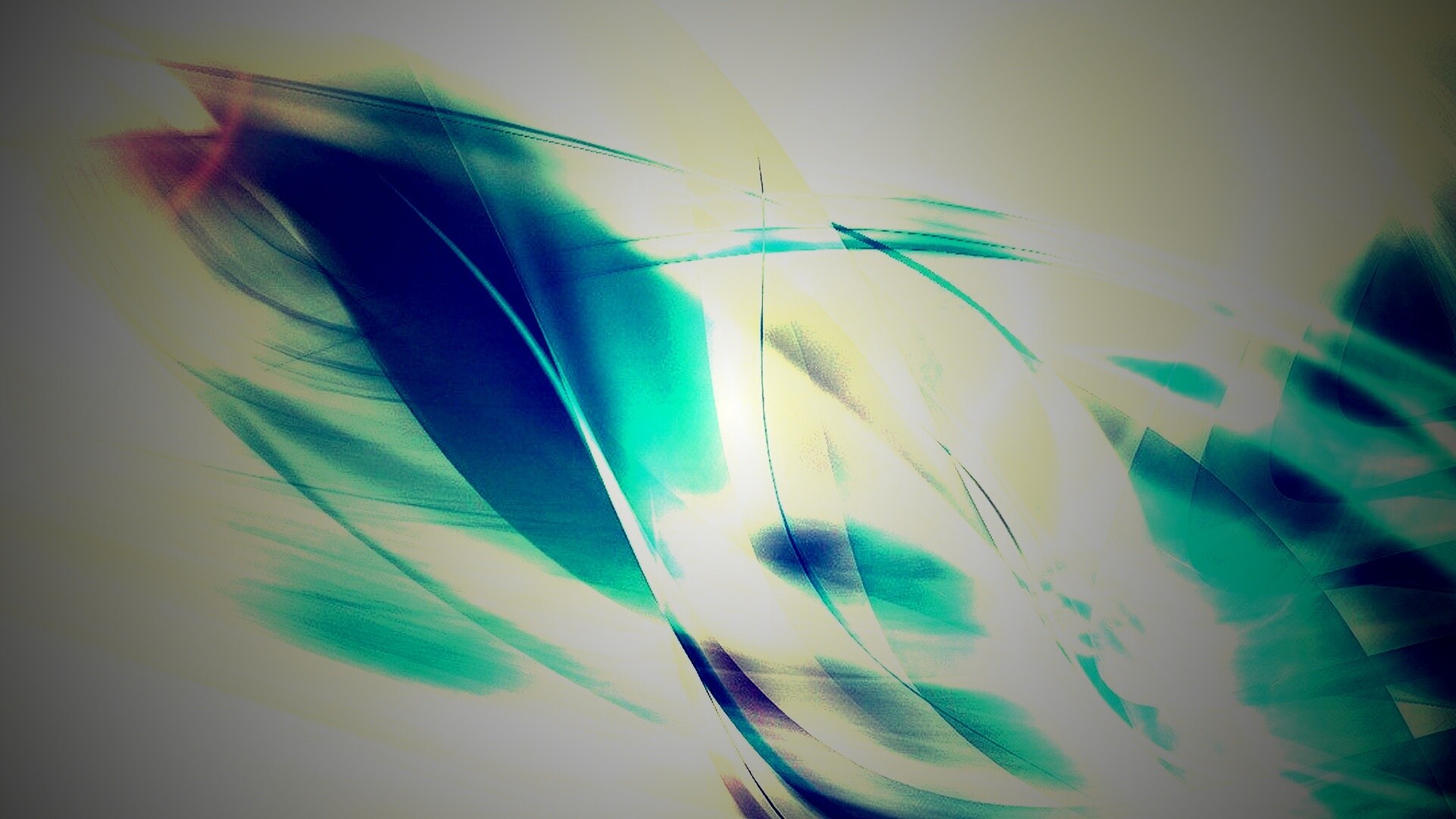 Светящиеся полупрозрачные волны обои