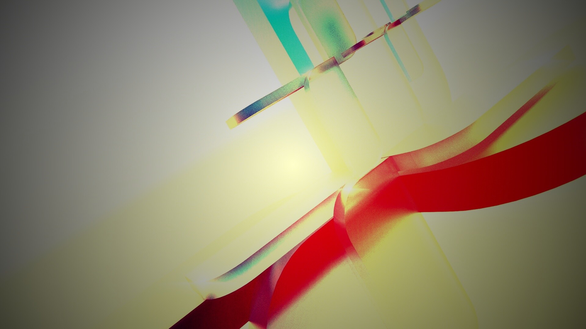 Абстракция из полупрозрачных фигур обои