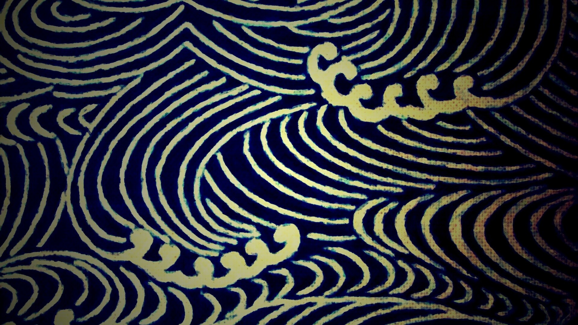 Волны на ткани обои