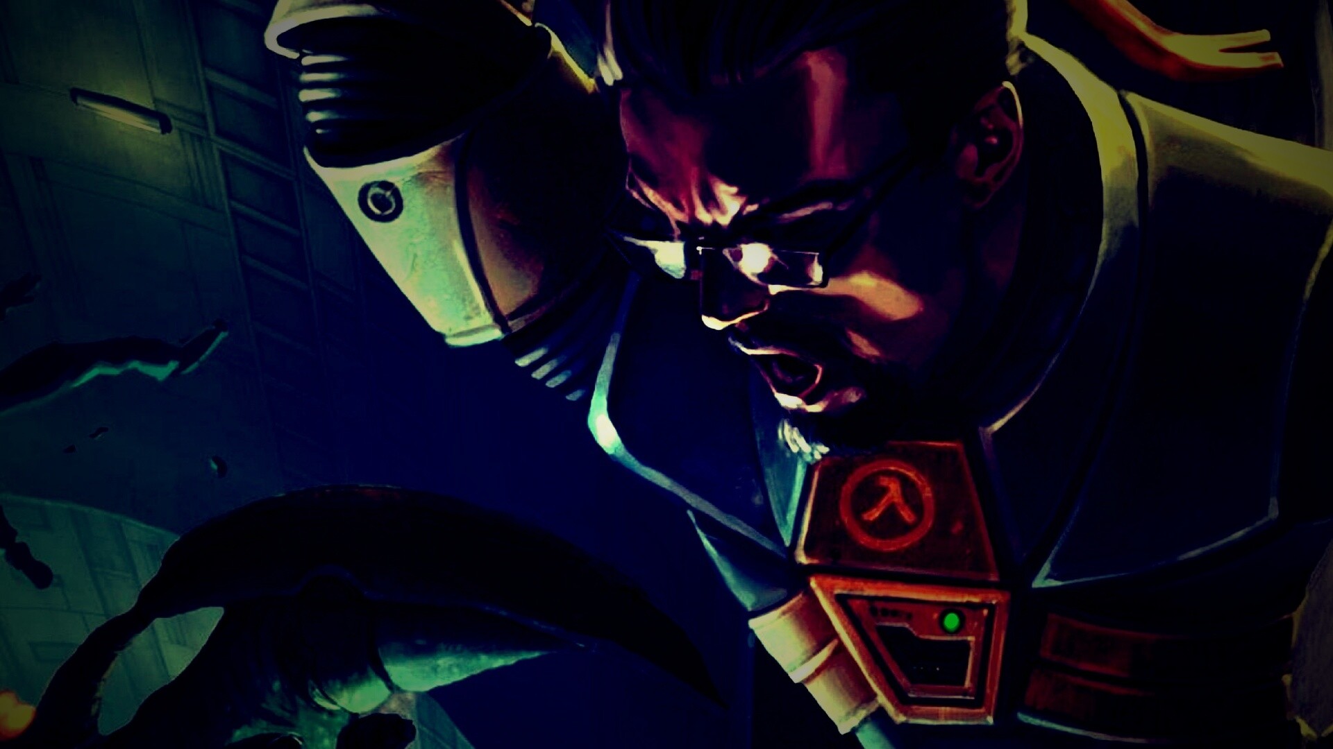 Рисованный Гордон Фримен обои