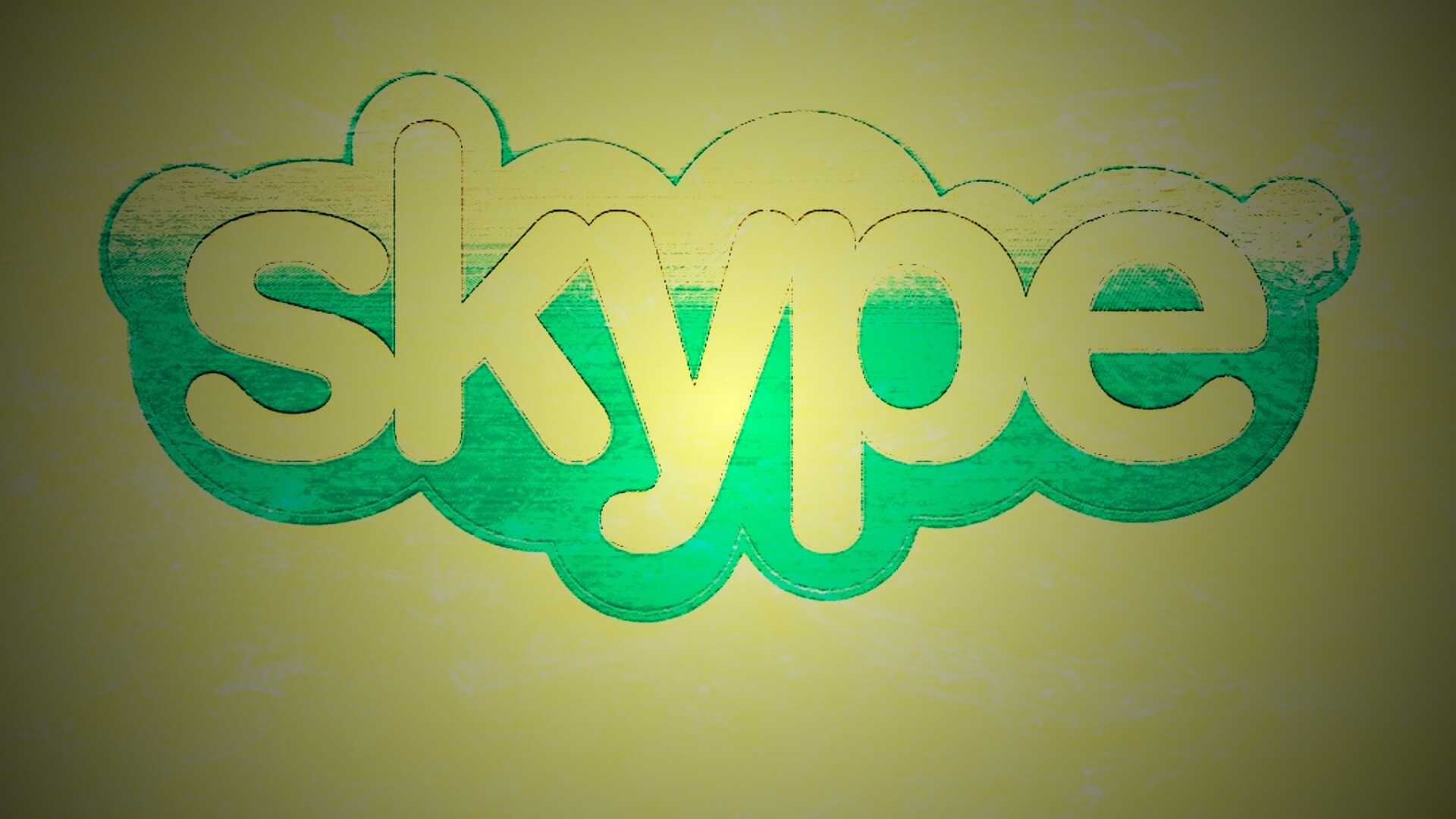 Логотип Скайп на доске обои