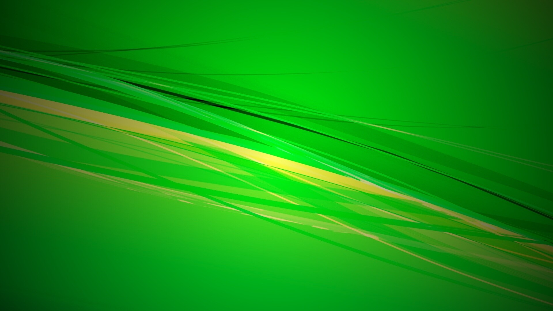 Переплетение зеленых полос обои