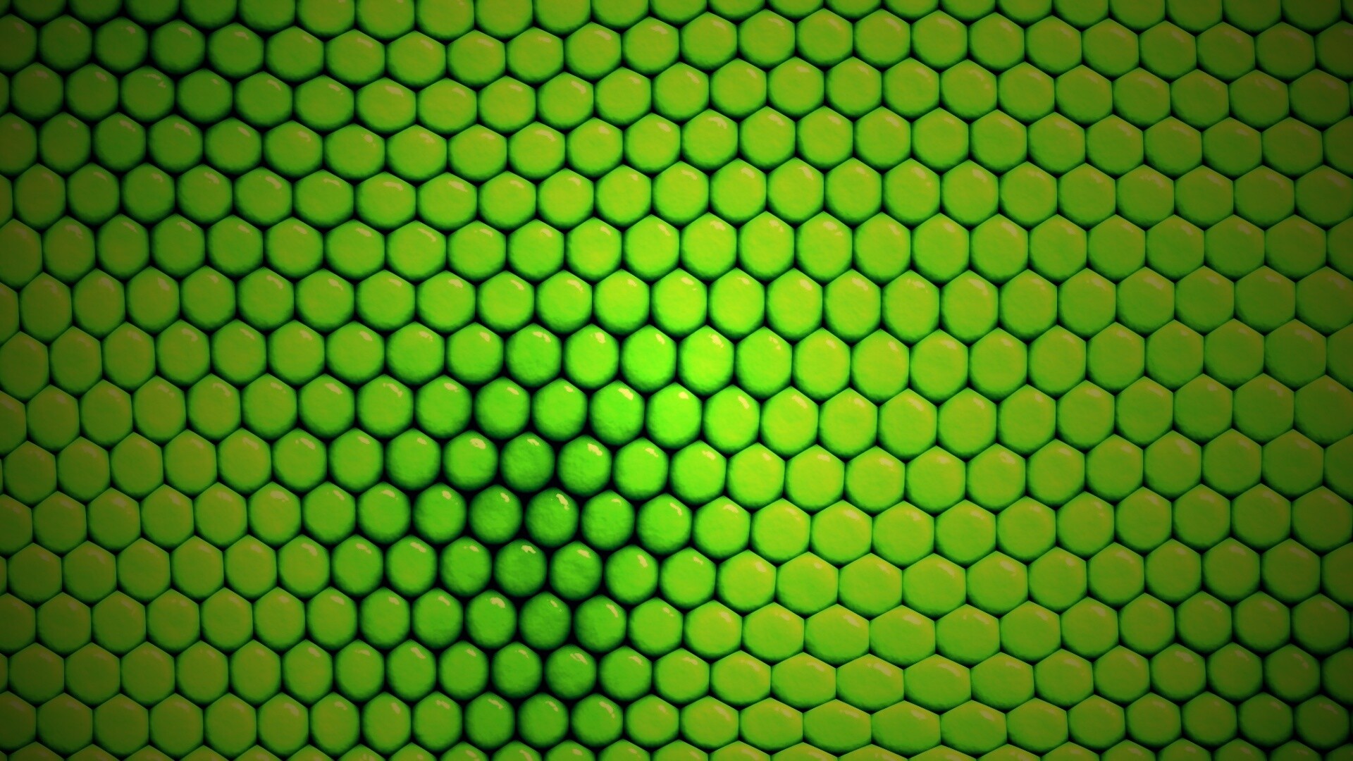 Зеленая сотообразная структура обои