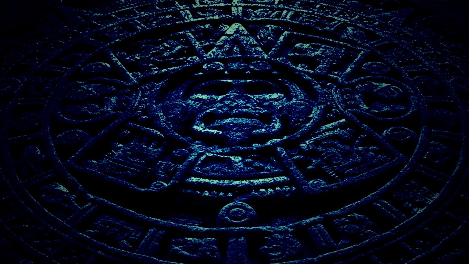 Индейские записи высеченные в камне обои