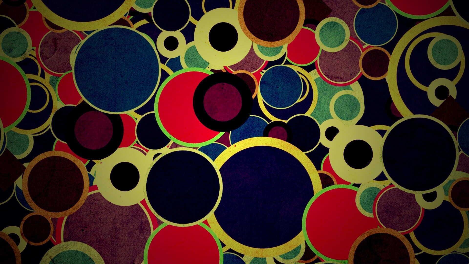 Цветные круги обои