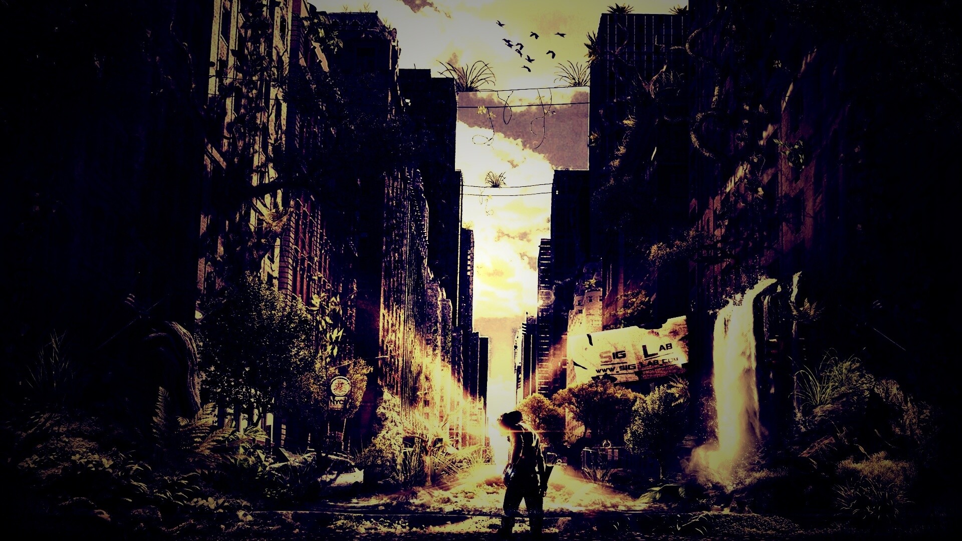 Постапокалиптический мир обои