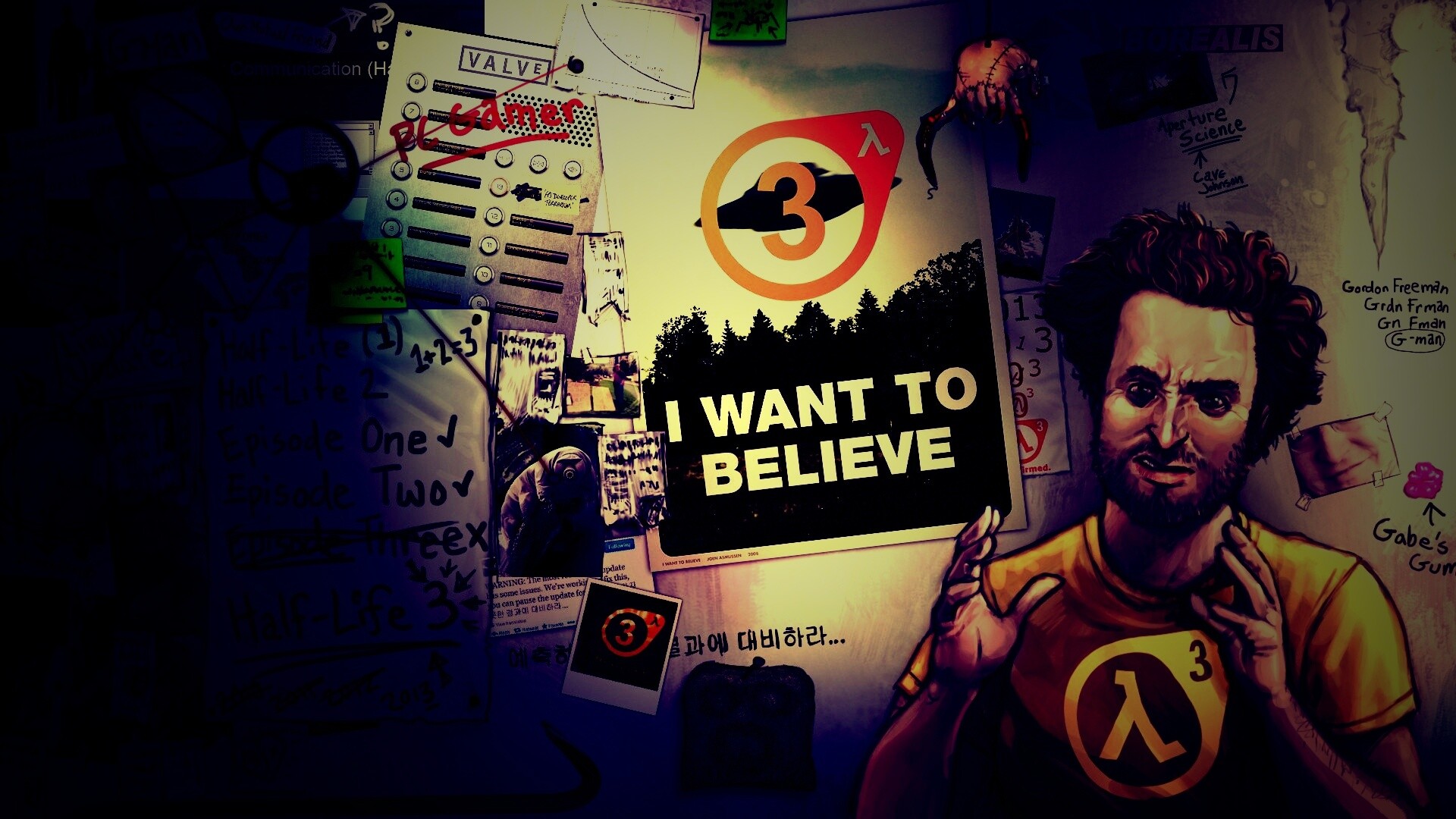 Half Life 3 - I want to believe обои