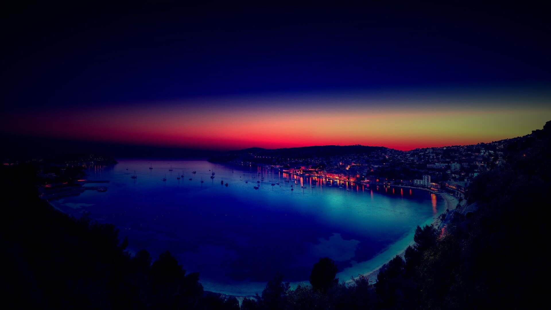 Ночь в Монако обои