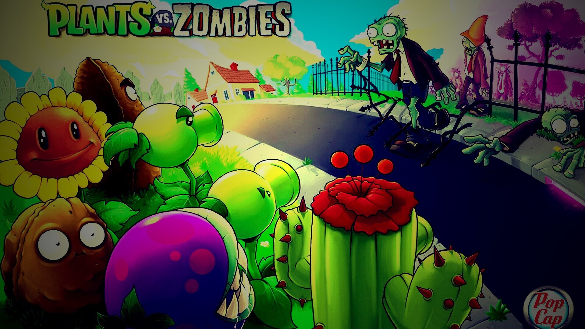 Plants vs zombies обои