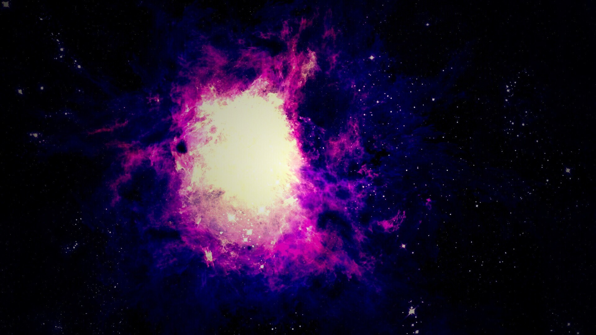 Фиолетовая туманность обои