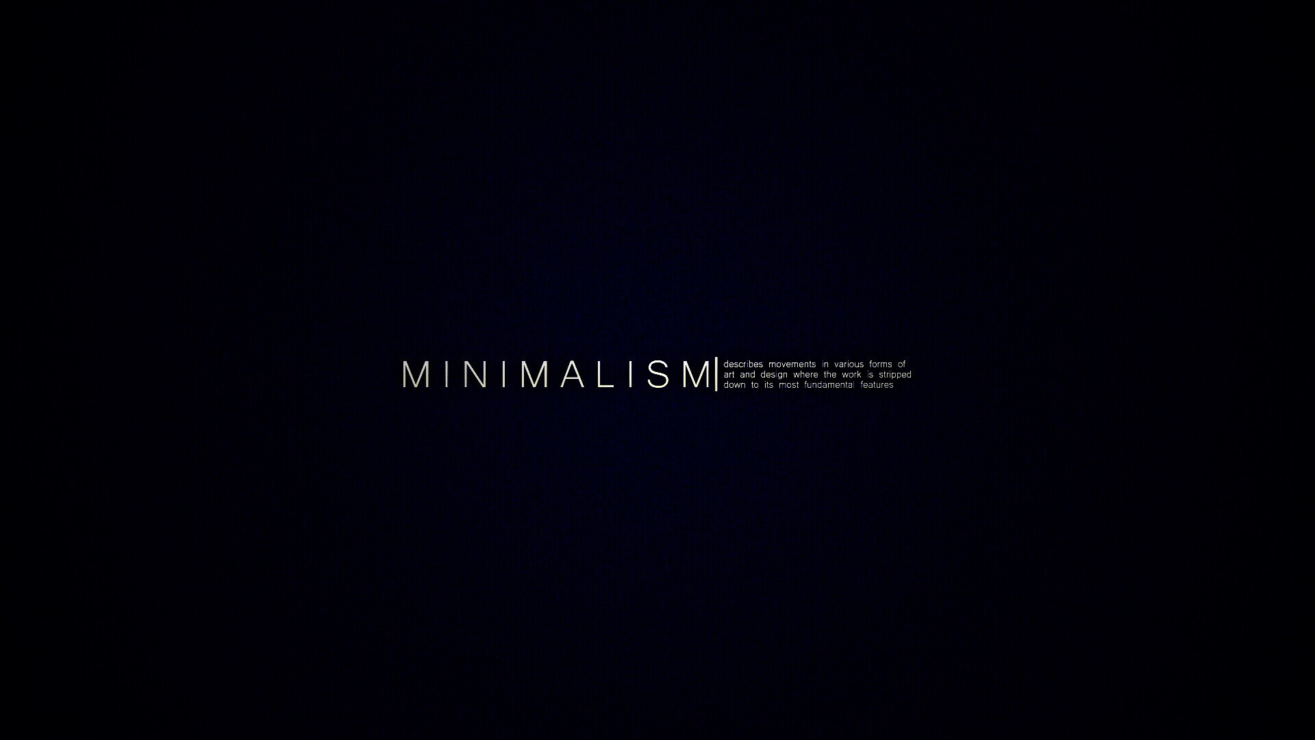 Минимализм обои