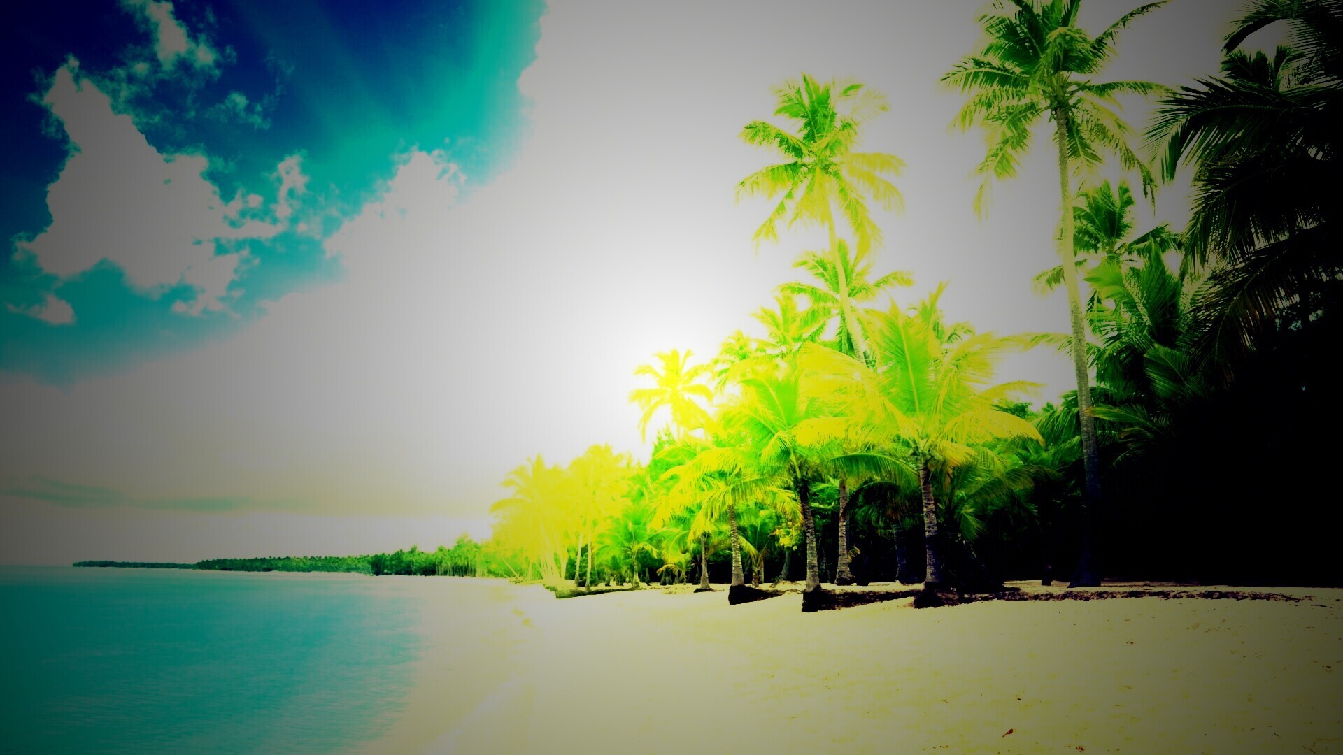 Тропическое побережье обои
