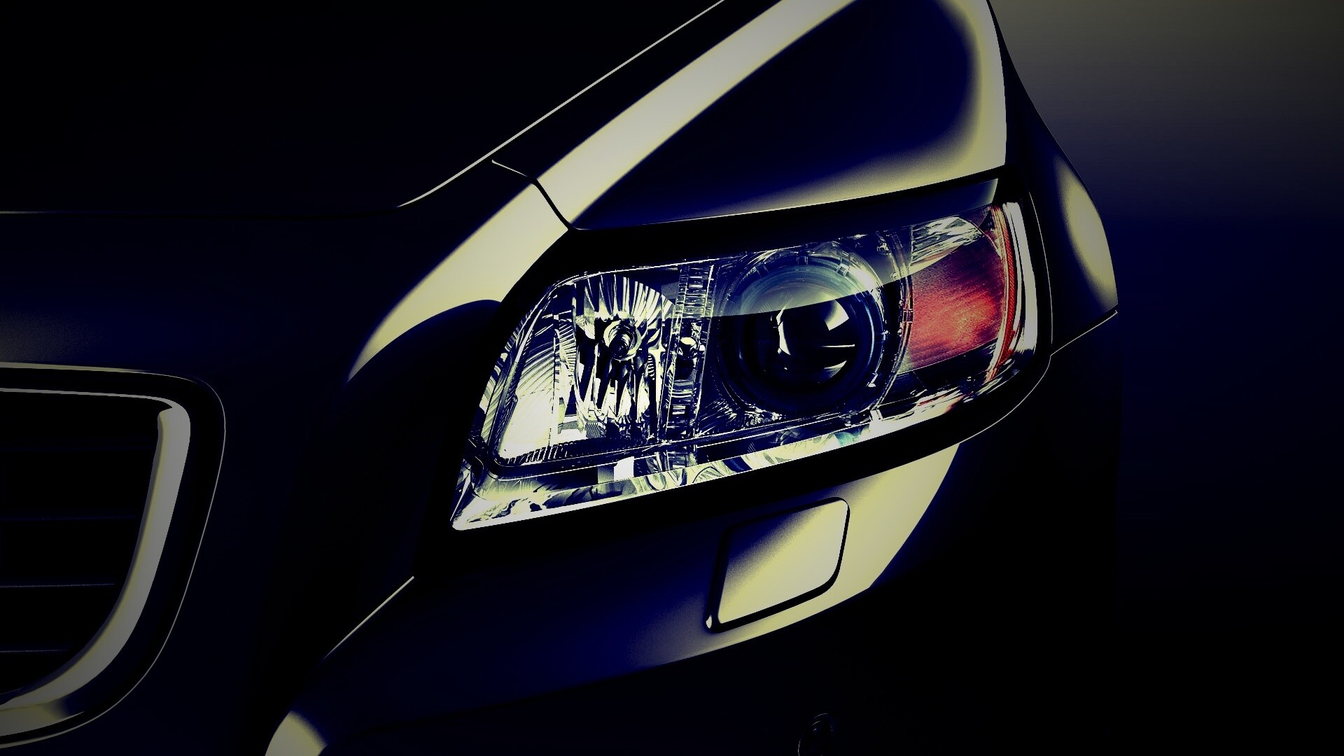 Автомобильная фара обои