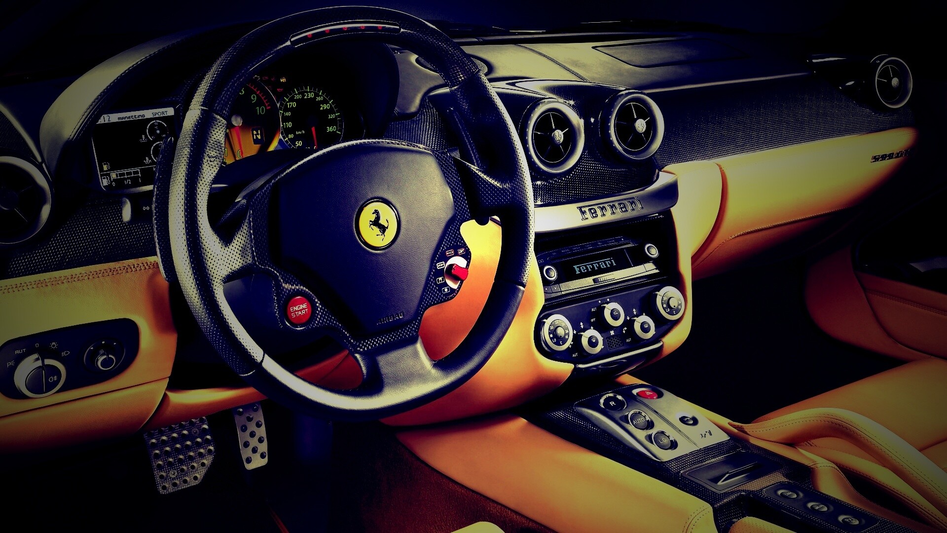 Салон феррари обои