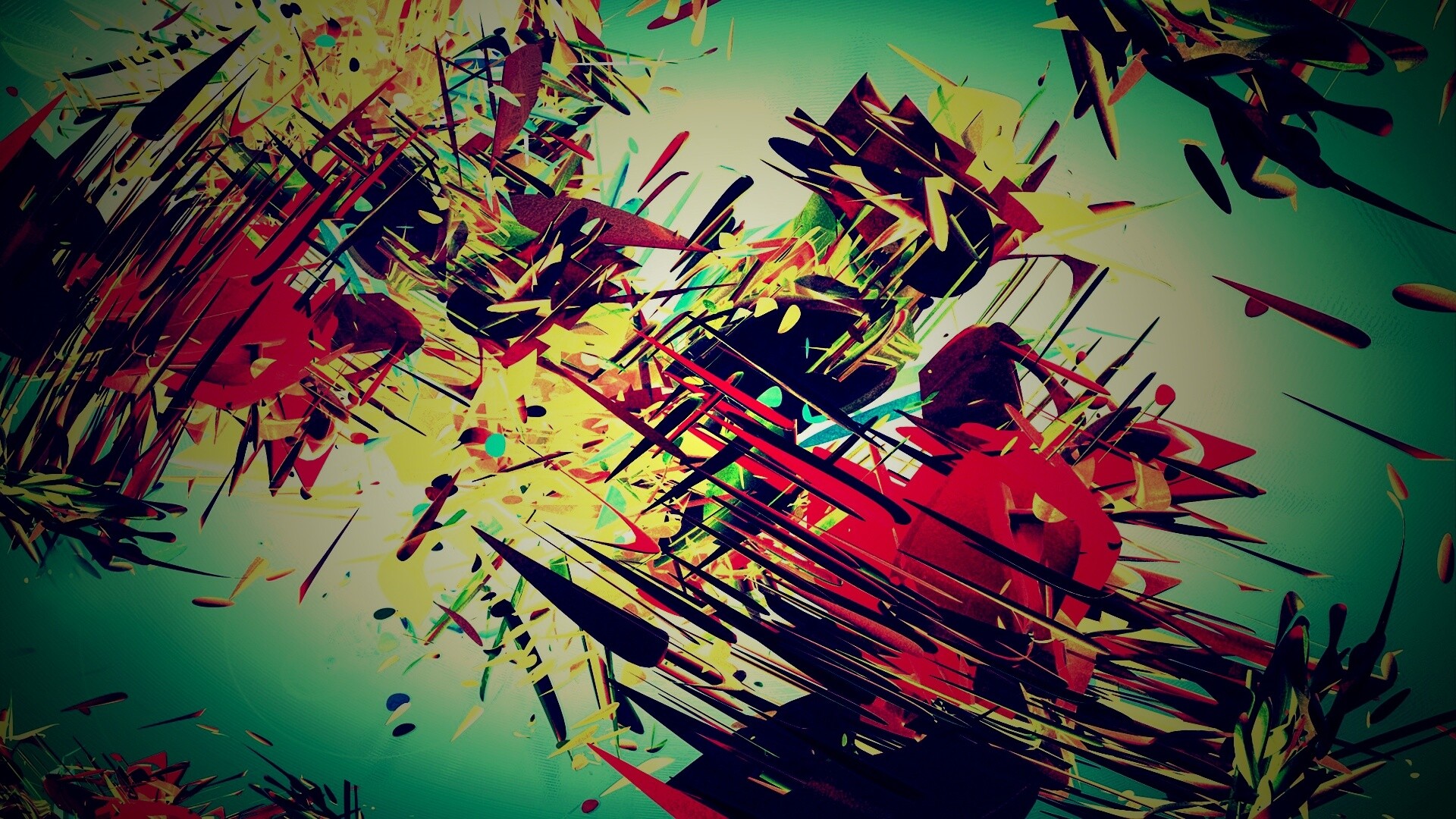 Сумасшедшая абстракция обои