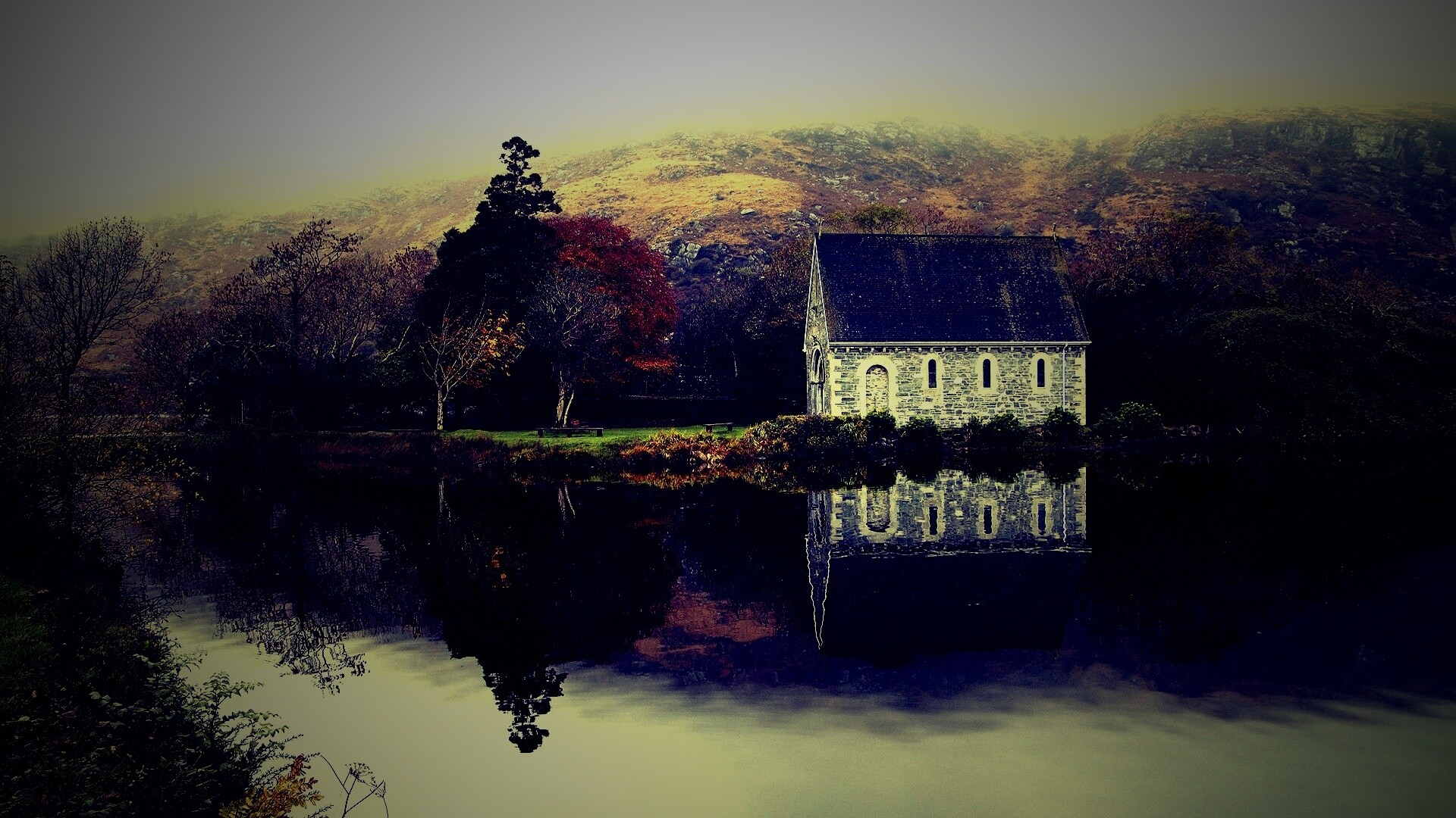 Живописный дом обои