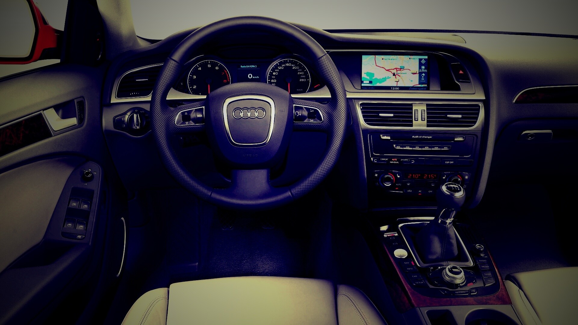 Салон ауди обои