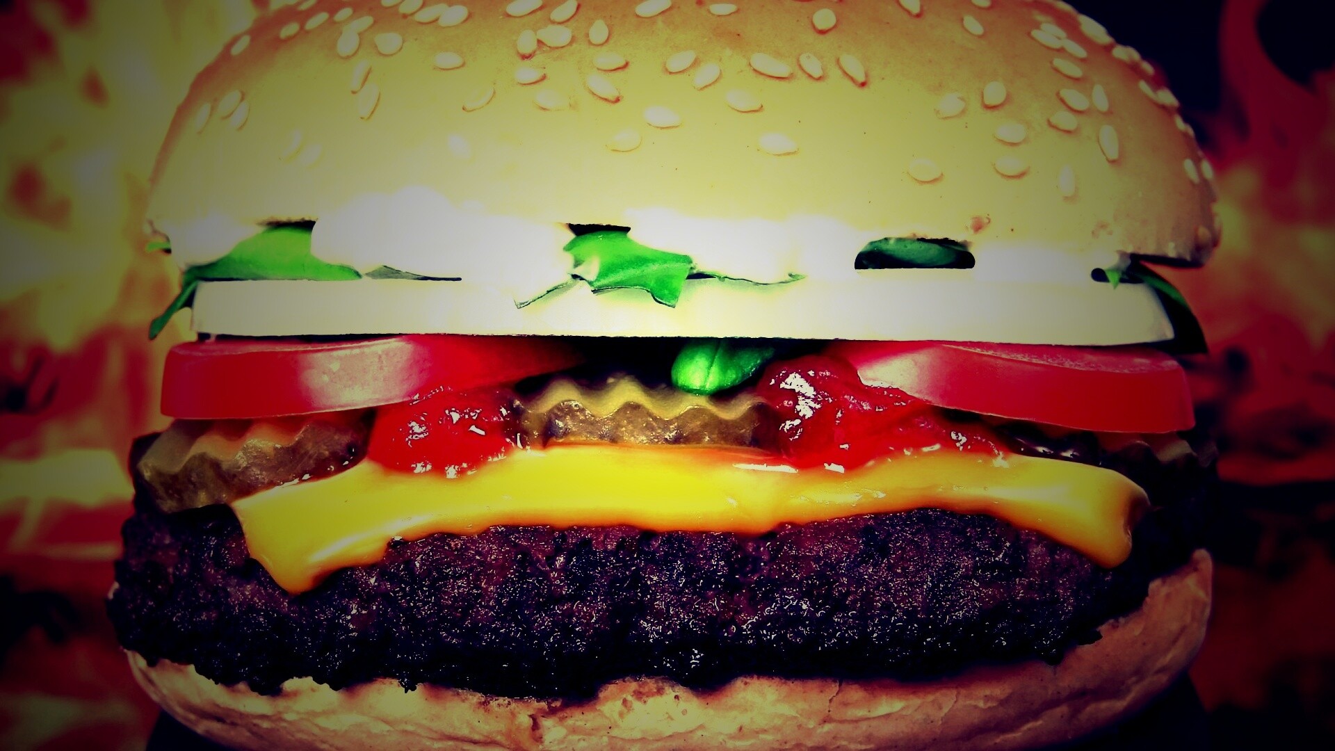 Чизбургер обои