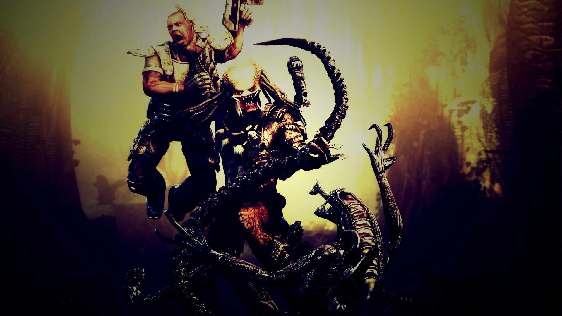Alien vs Predator 2 обои