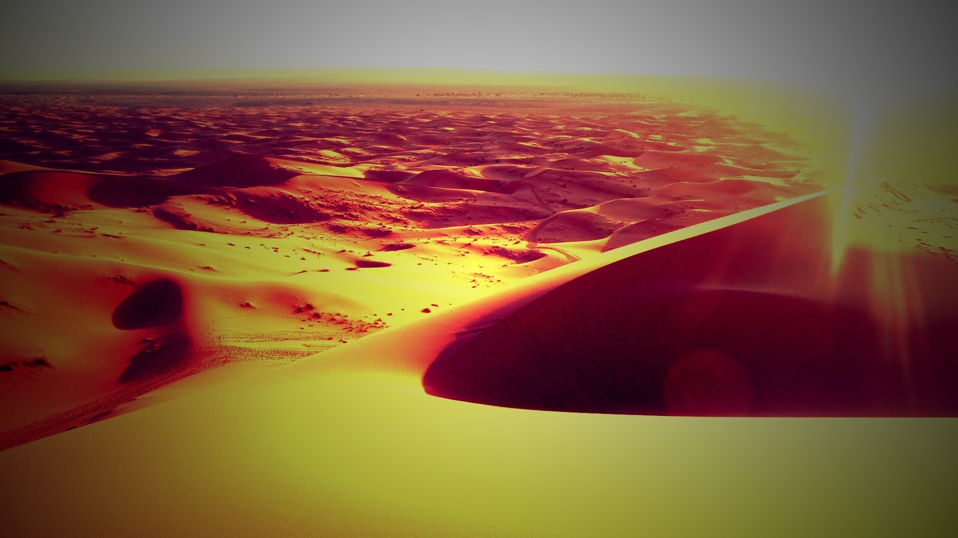 Солнечная пустыня обои