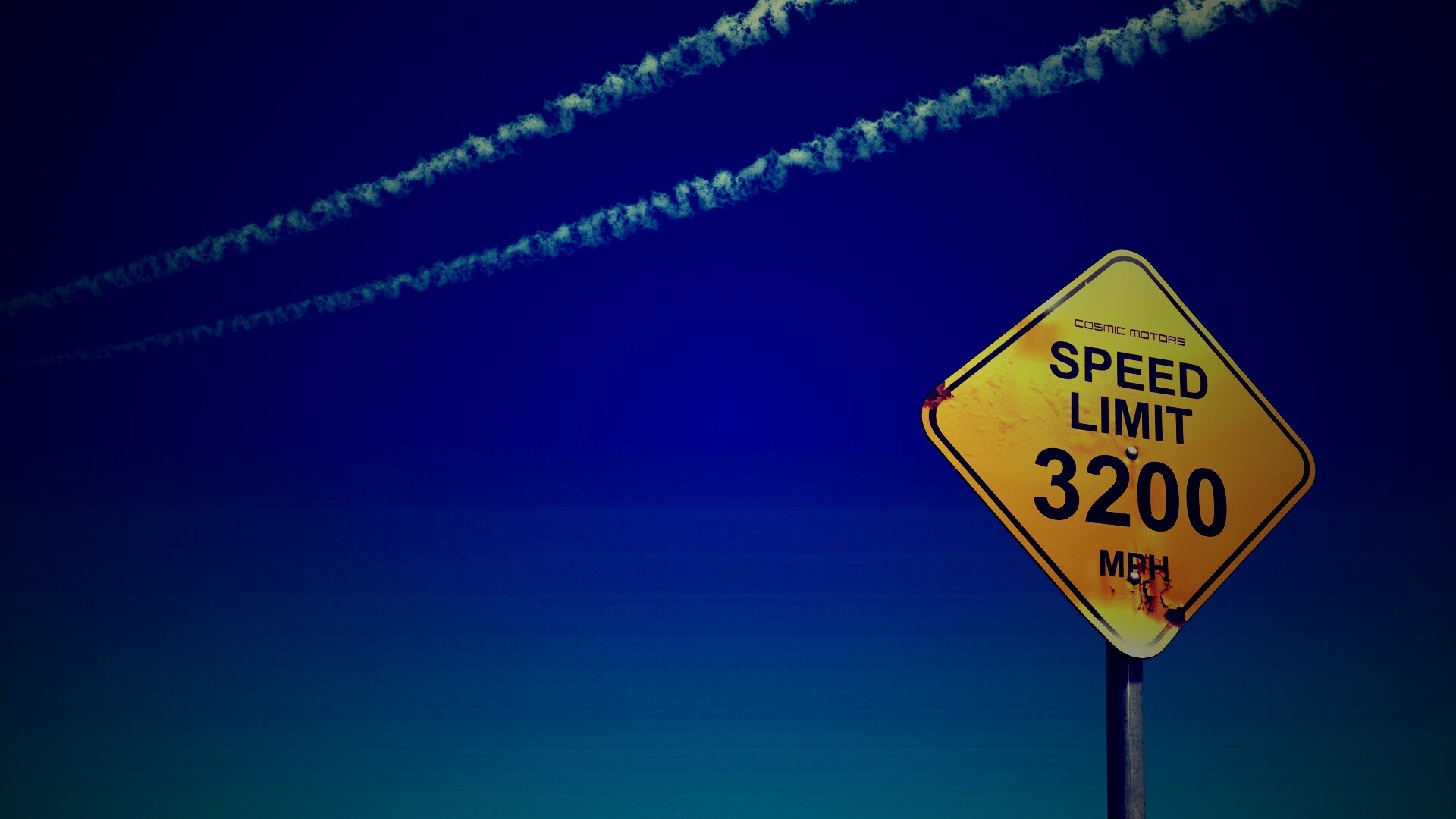 Знак ограничения скорости обои