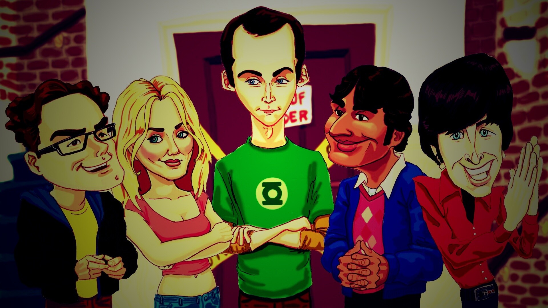 Теория большого взрыва (рисунок) обои