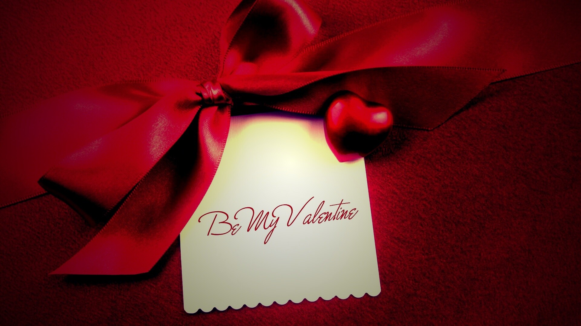 Открытка на день Святого Валентина обои