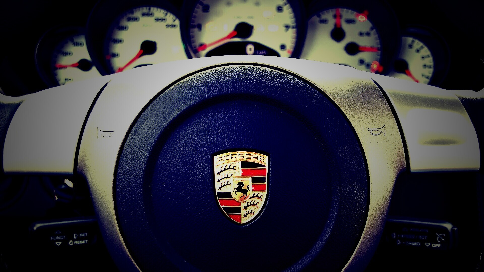 Руль Porshe обои