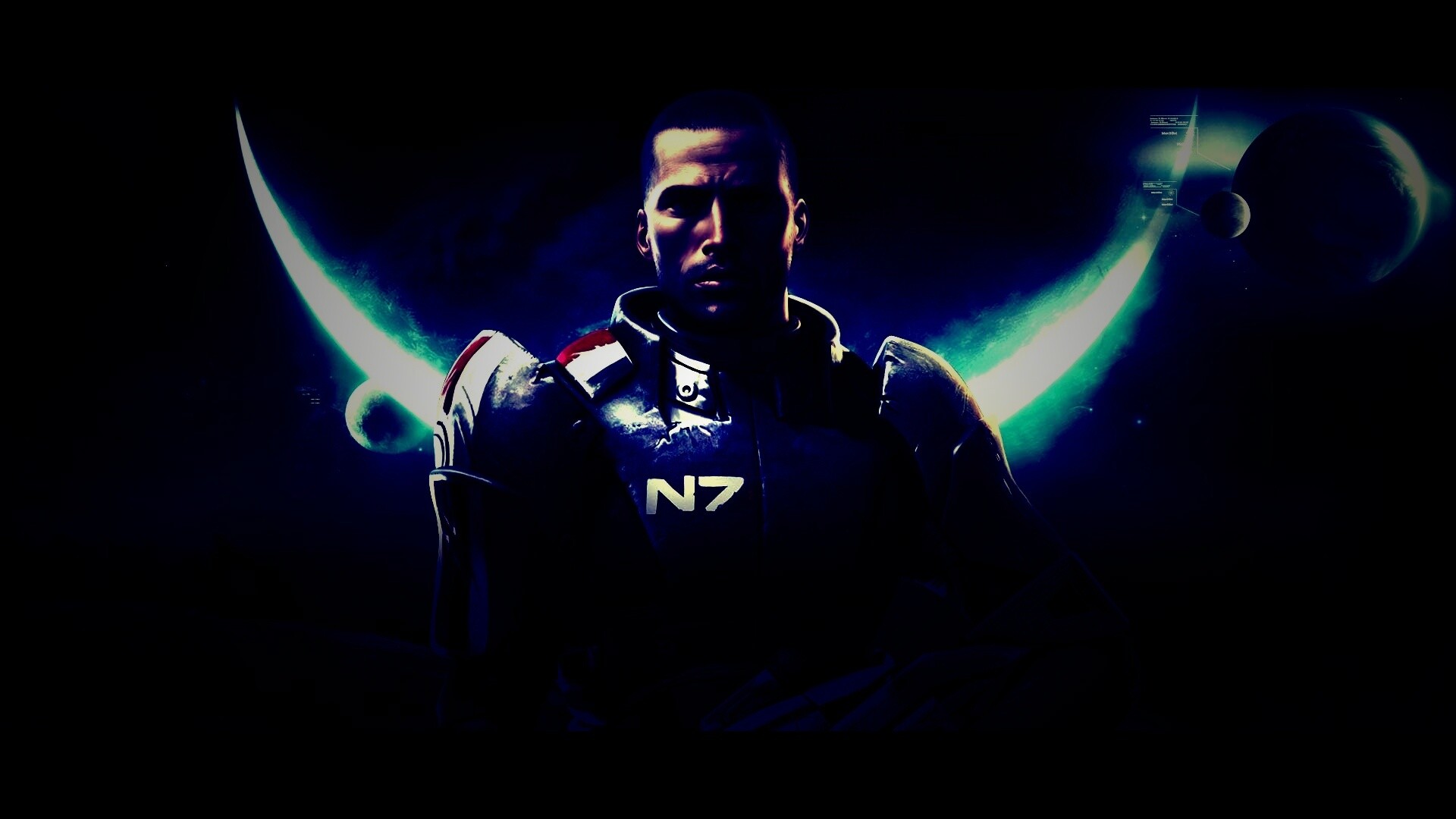 Шепард из Mass Effect обои