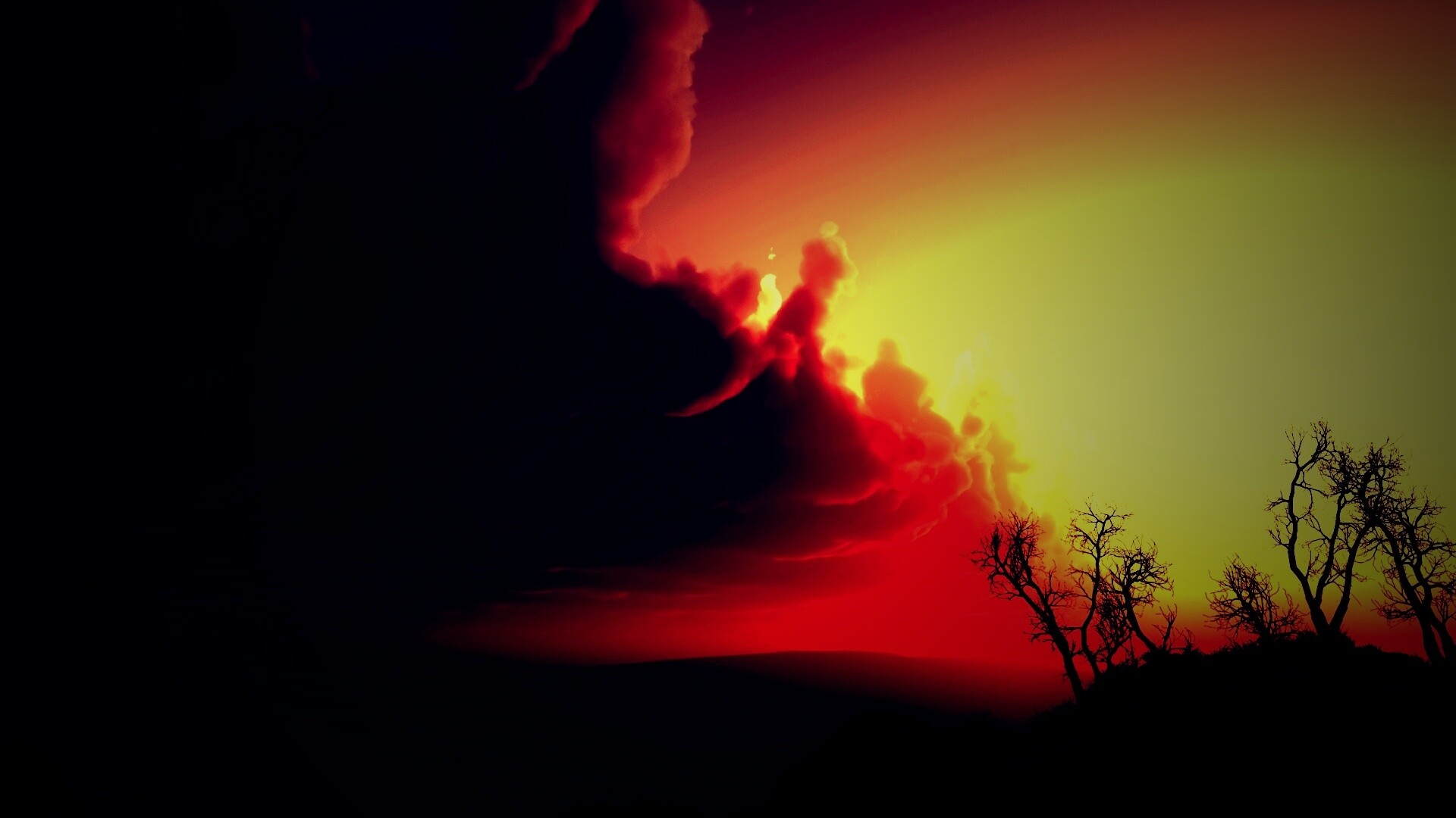 Красивейший закат обои