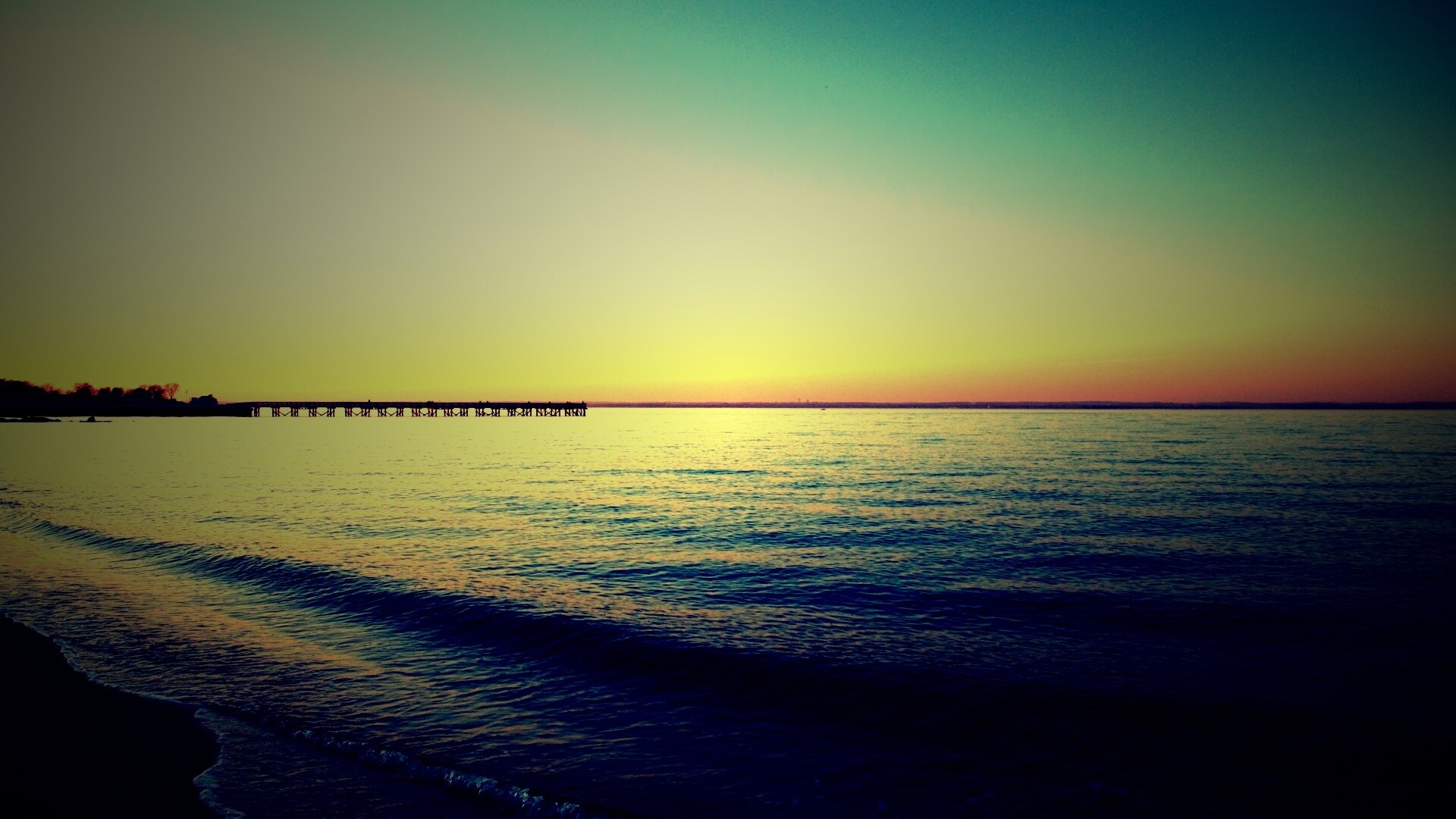 Причал обои