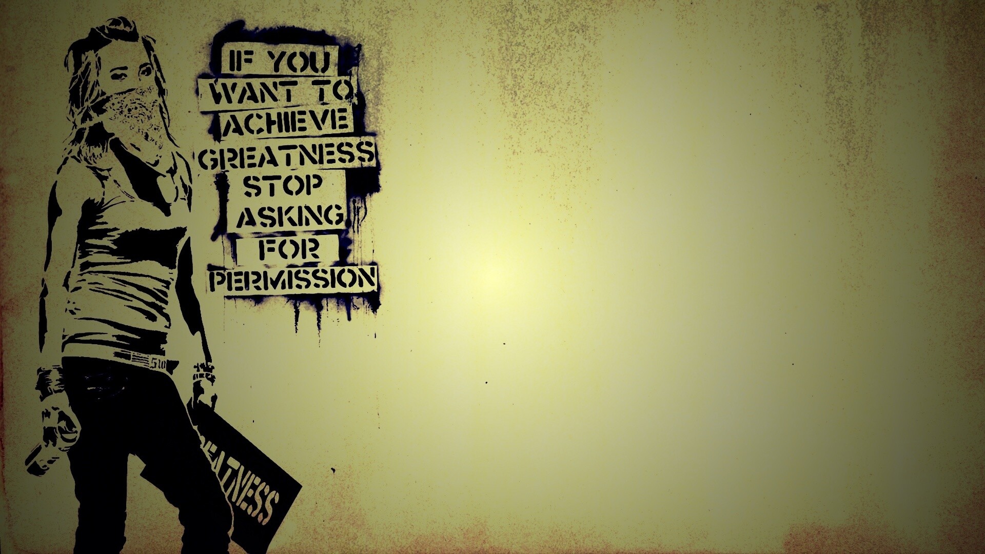 Девушка с баллончиком обои