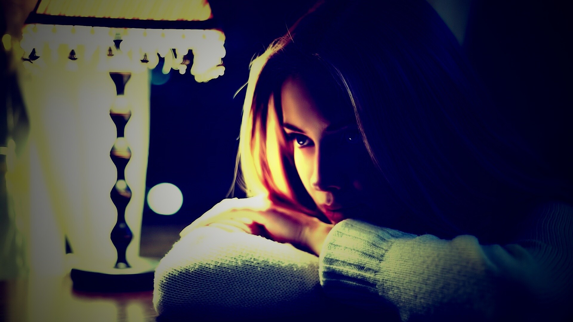 Задумалась обои