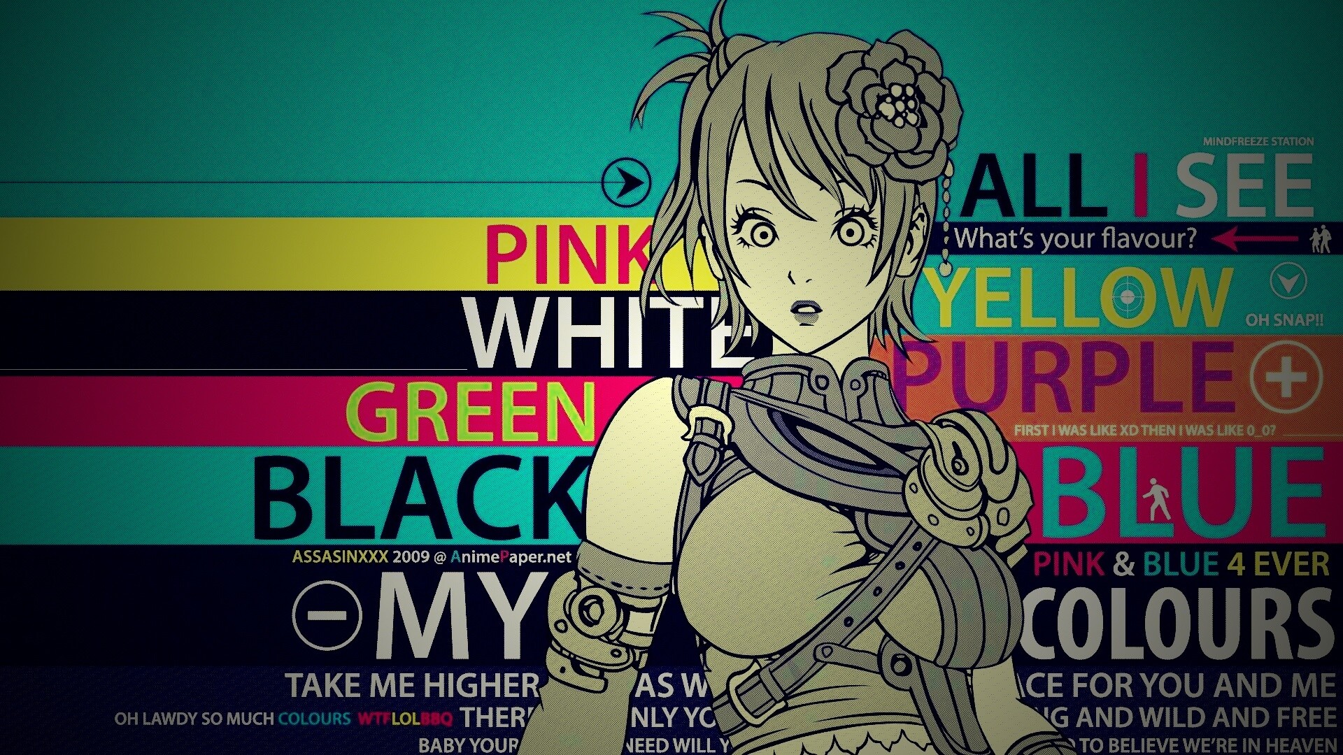 Раскрась её обои