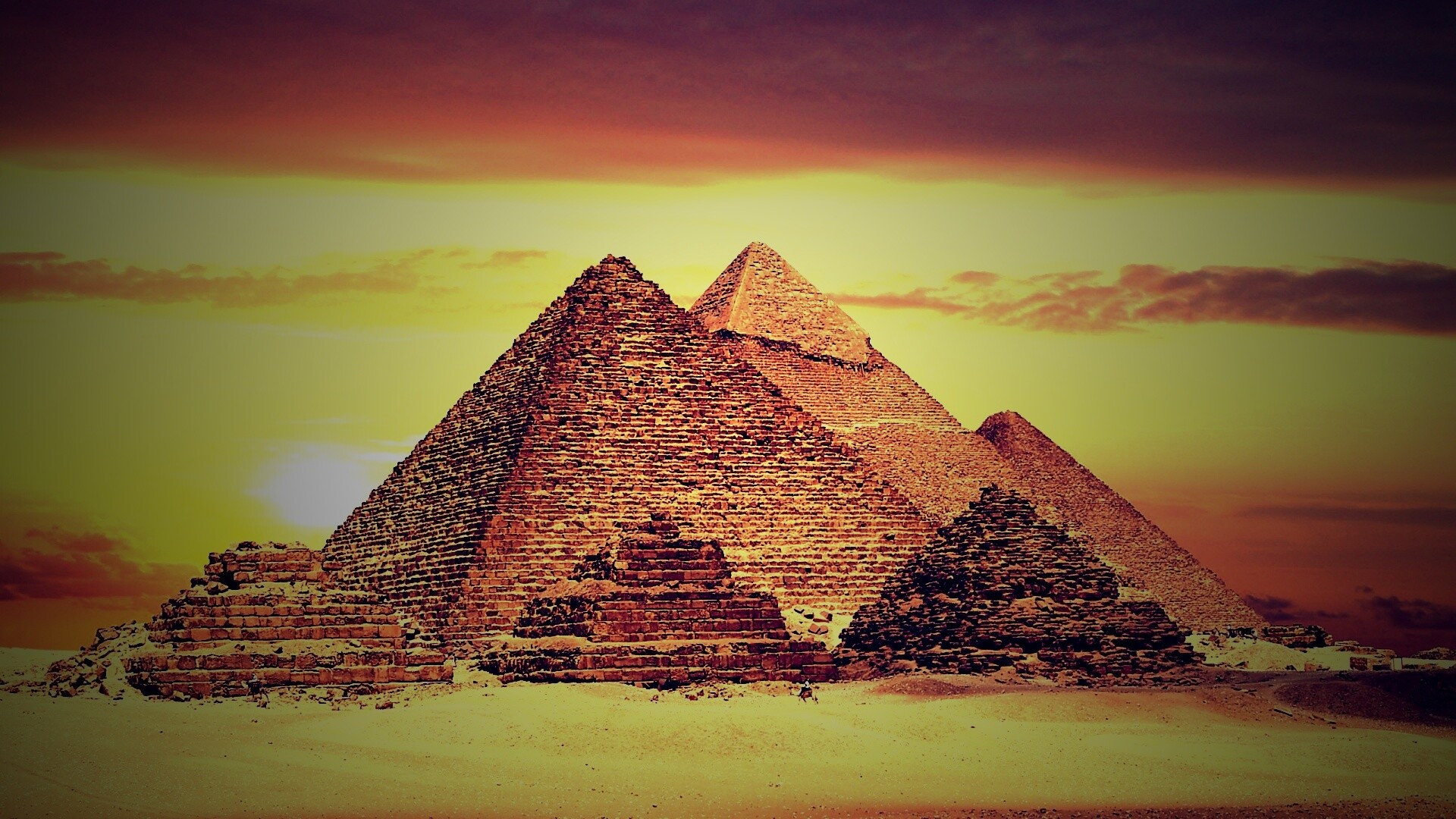 Великие пирамиды в Гизе обои