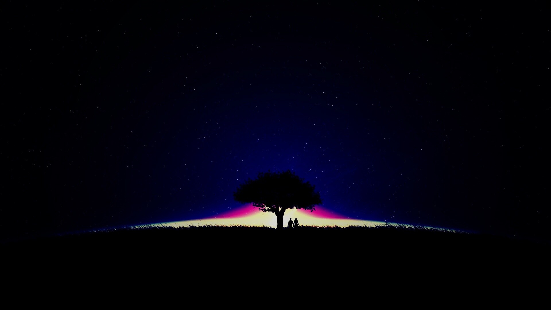 Звёздная ночь обои