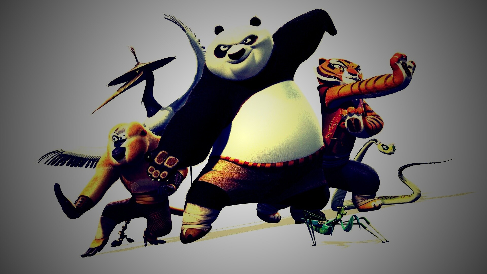 Герои Кунг-фу панда обои