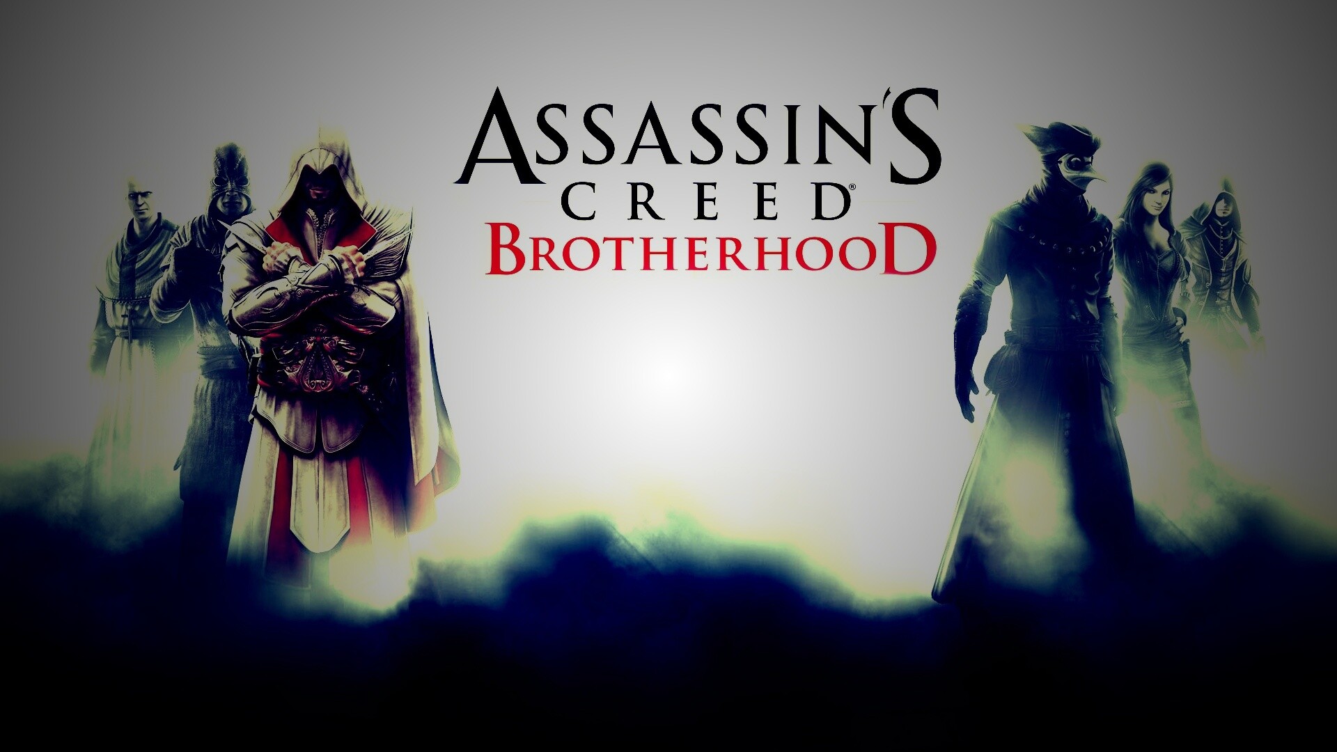 Персонажи игры Assasin"s Creed Brotherhood обои