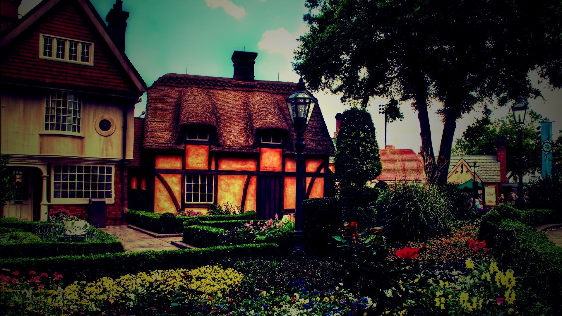 Провинциальный городок обои