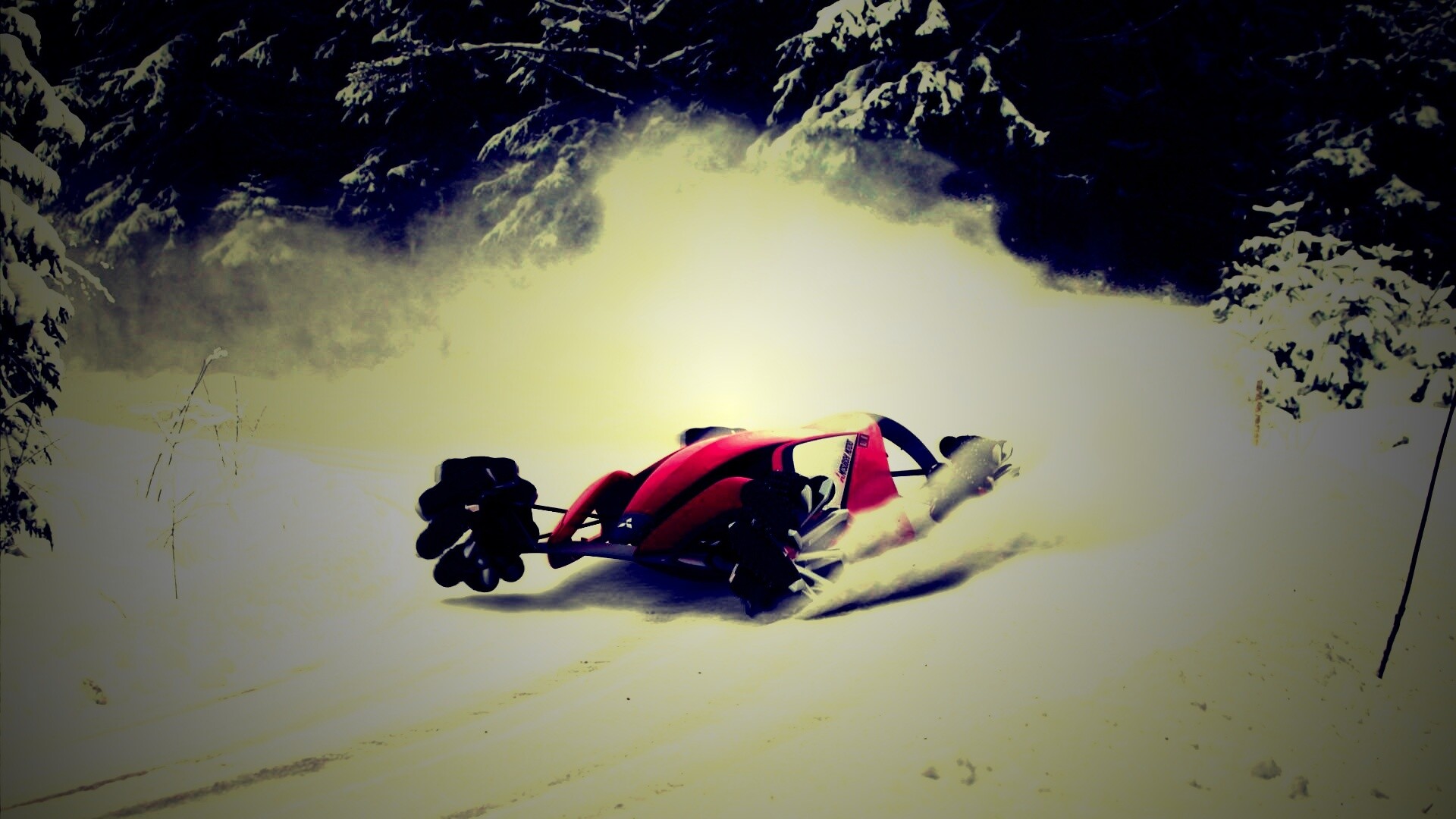 Концепт снегохода обои