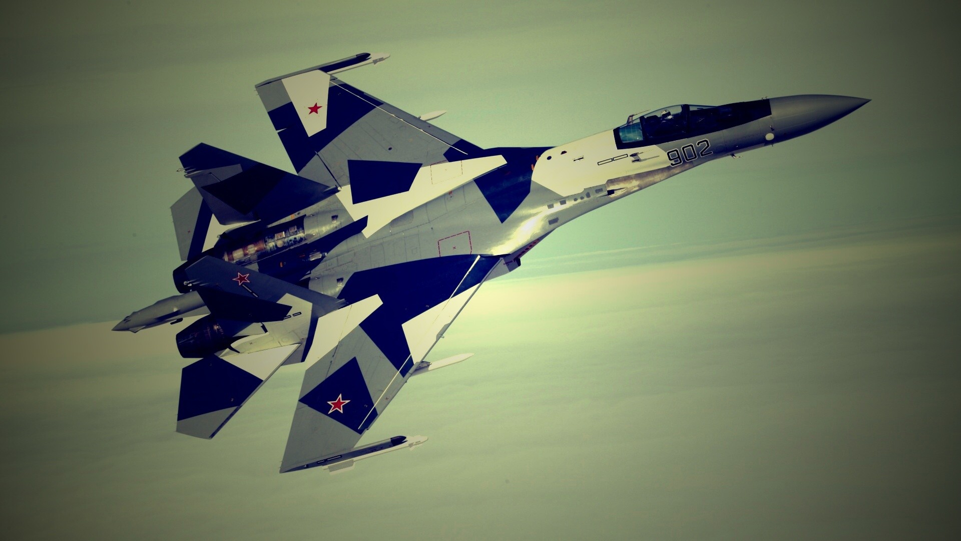 Полёт истребителя обои