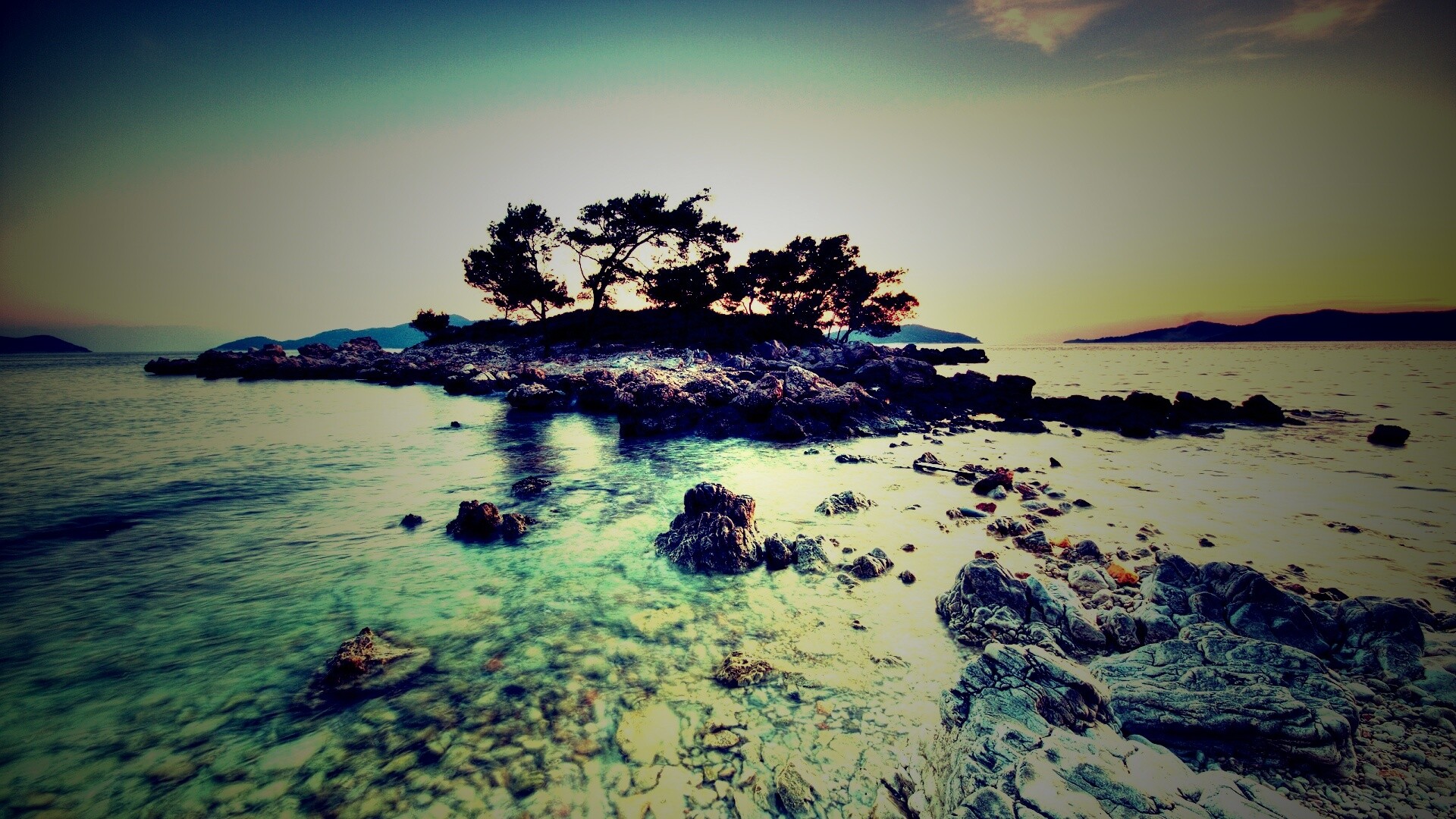 Каменный остров обои