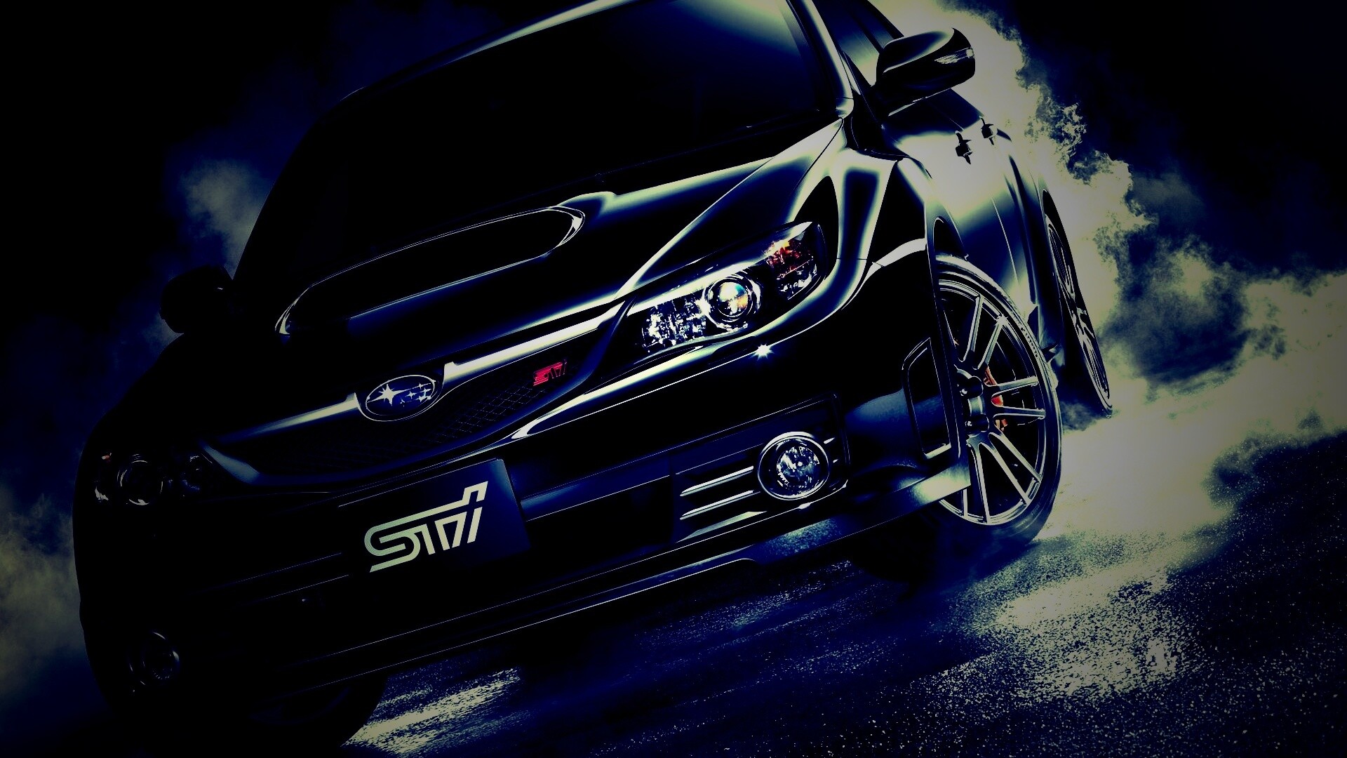 Субару дрифтует обои
