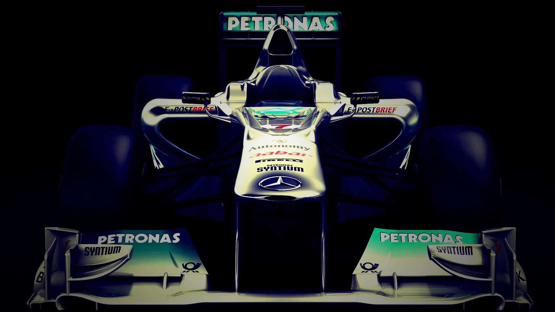 Болид Мерседес обои