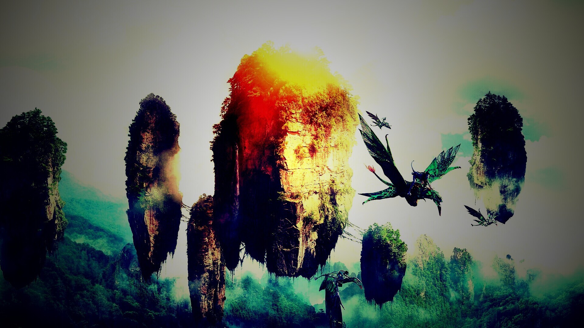 Аватар, планета Пандора обои